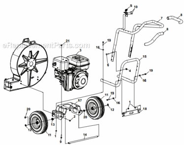 Part Location Diagram of 4166170-02 Little Wonder Cable-throttle